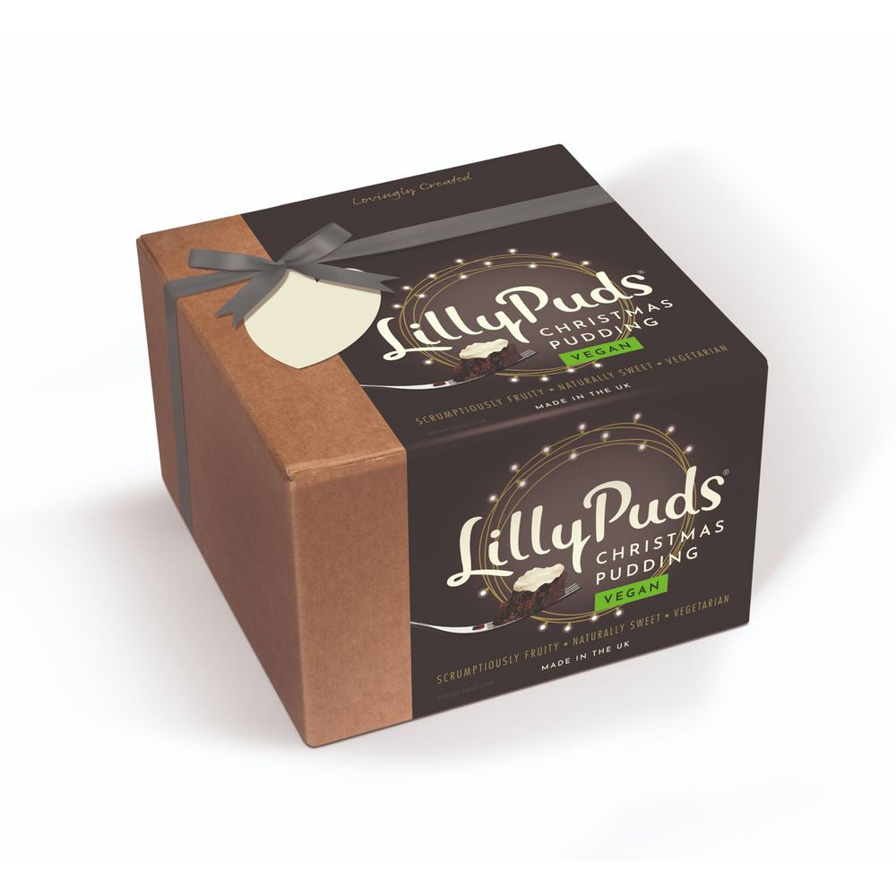 VEGAN & GLUTEN FREE CHRISTMAS PUDDING, LILLYPUDS
