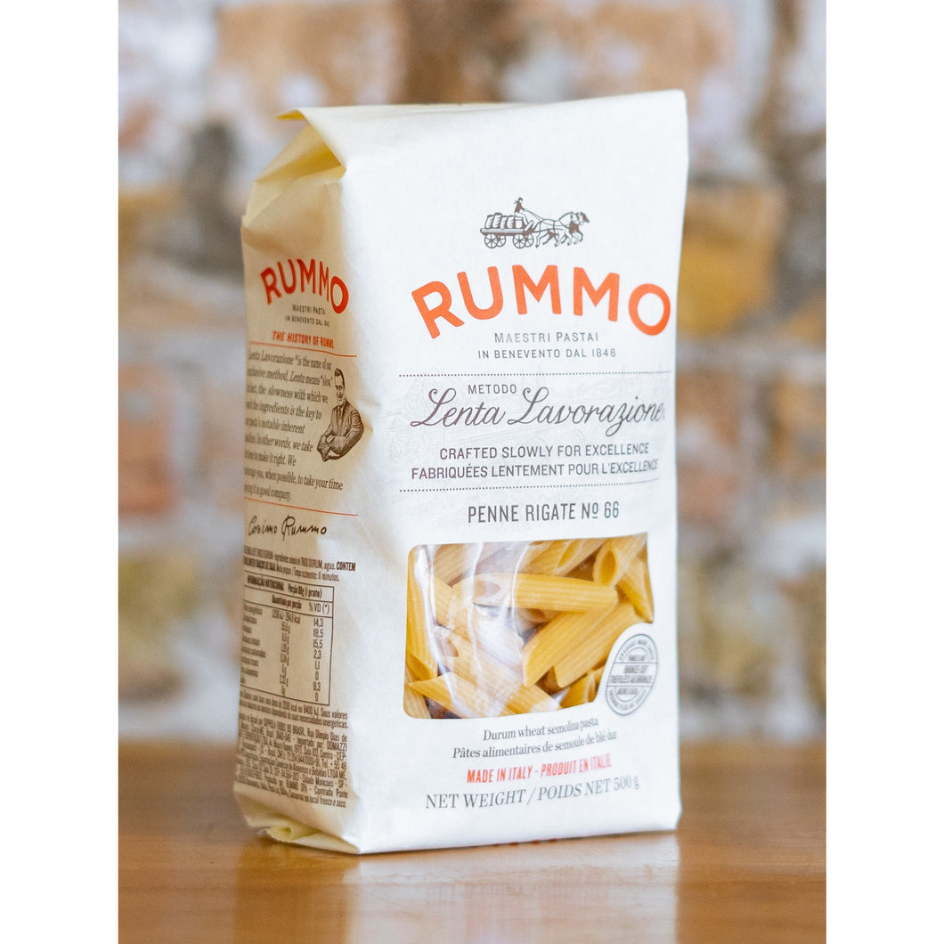 PENNE RIGATE (#66), RUMMO PASTA (500g)