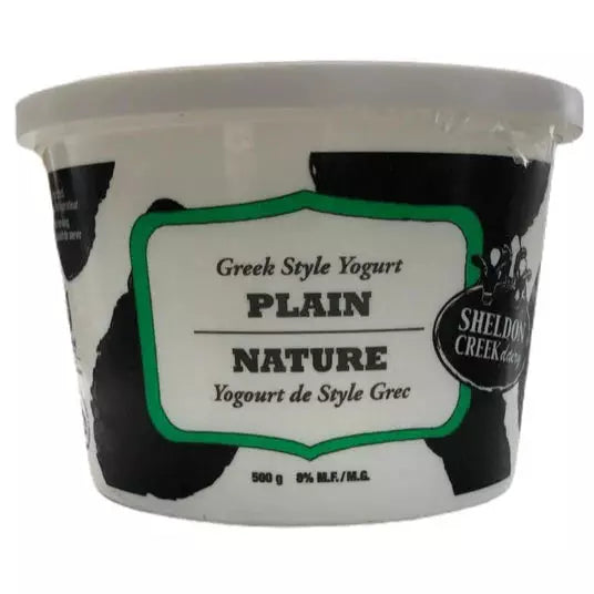 PLAIN YOGURT, GREEK STYLE, SHELDON CREEK