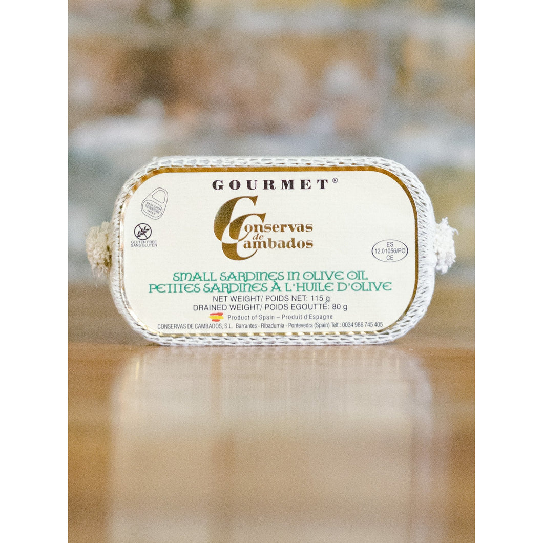 GOURMET SMALL SARDINES IN OLIVE OIL