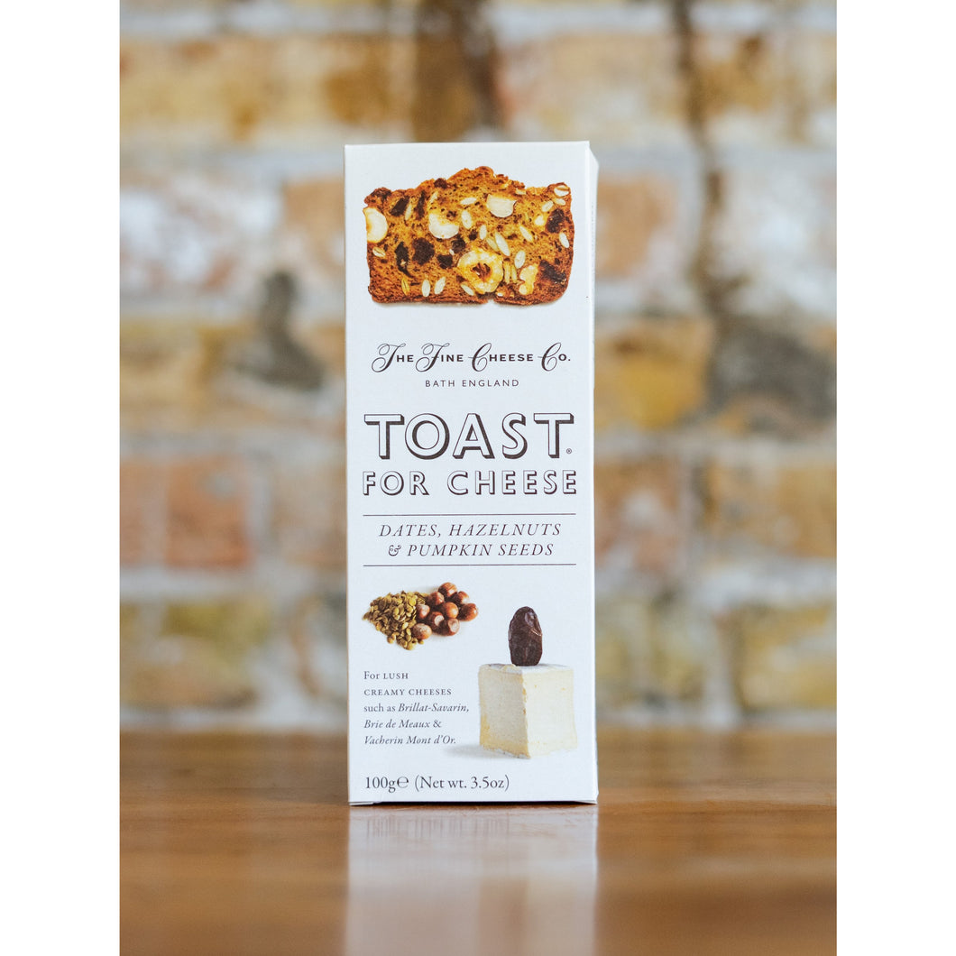 DATE & HAZELNUT TOAST FOR CHEESE, THE FINE CHEESE CO